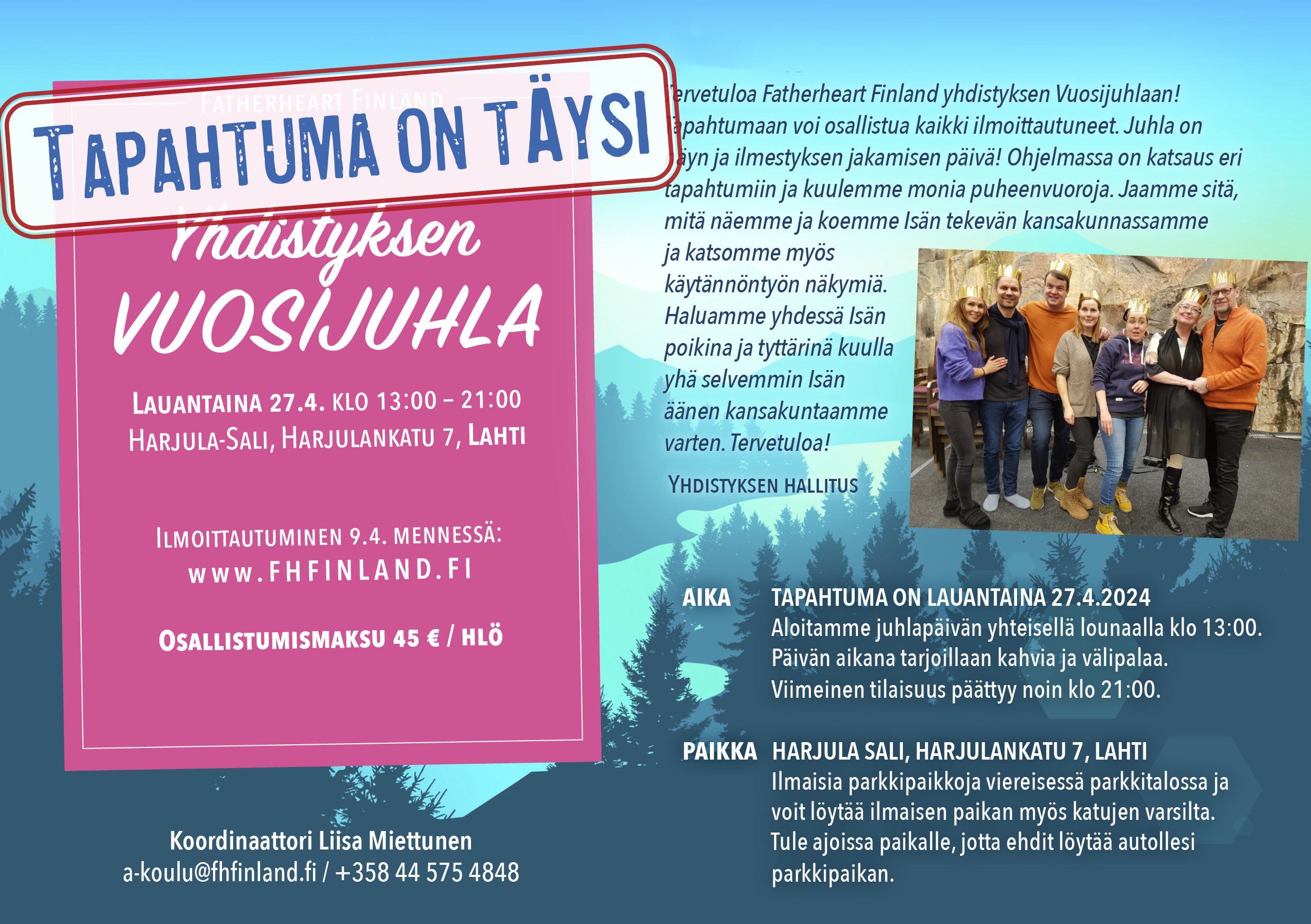 Vuosijuhla esite